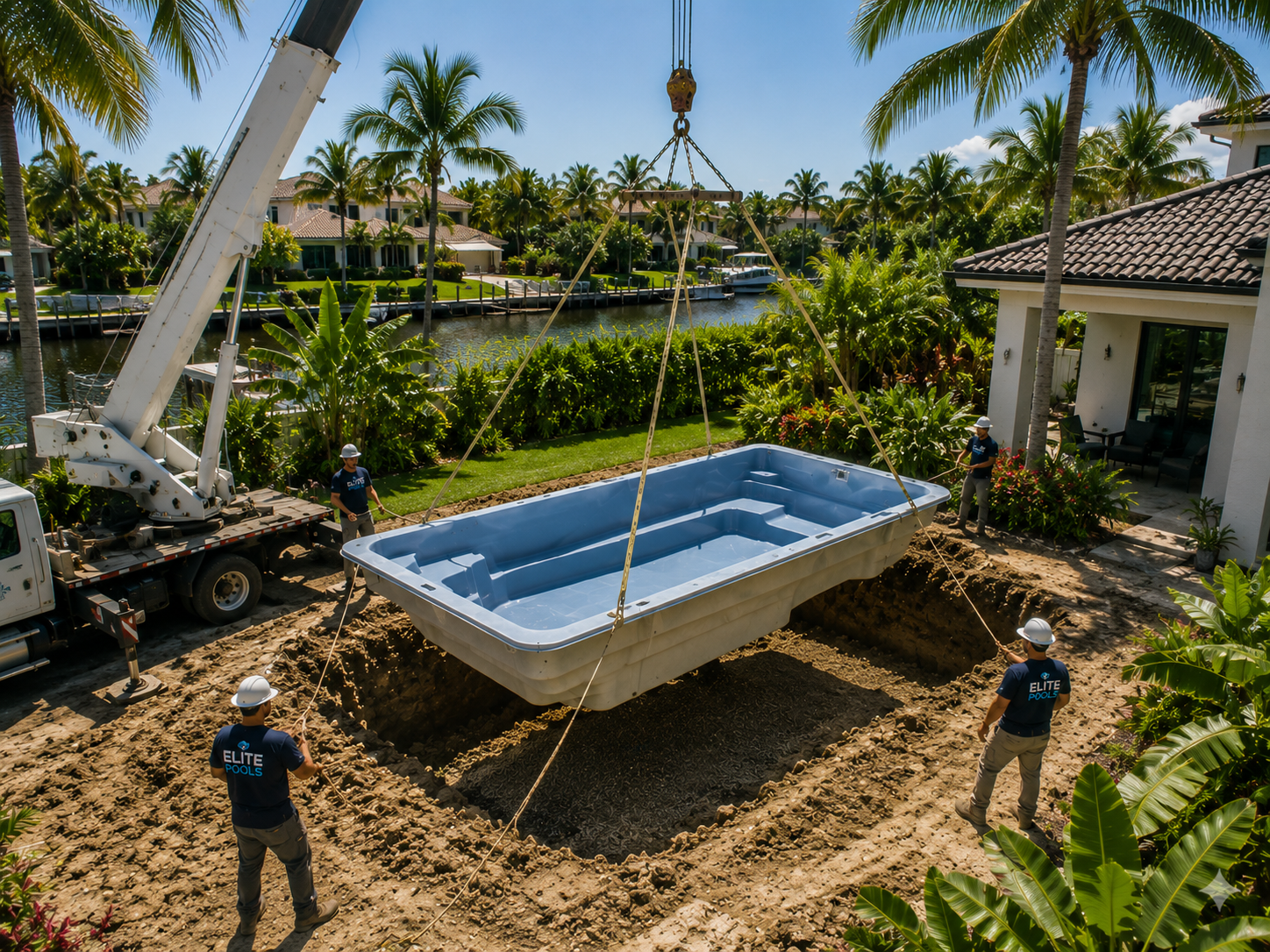 Elite Pool Concepts team and project photo